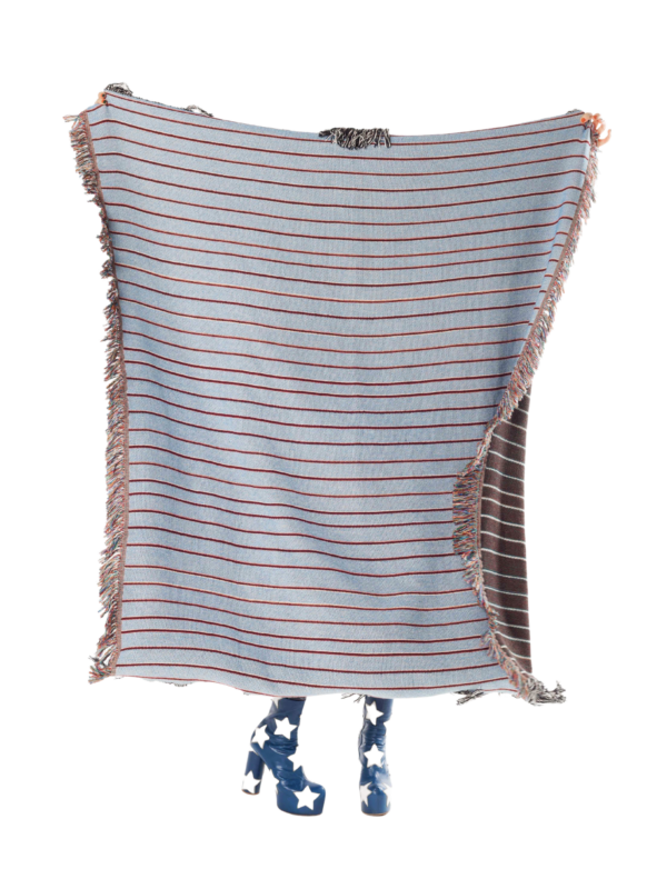 only sale 29.40 usd for Stripey Woven Throw Blanket